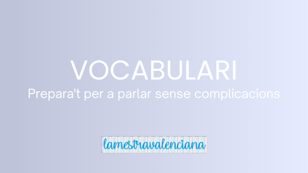 Vocabulari